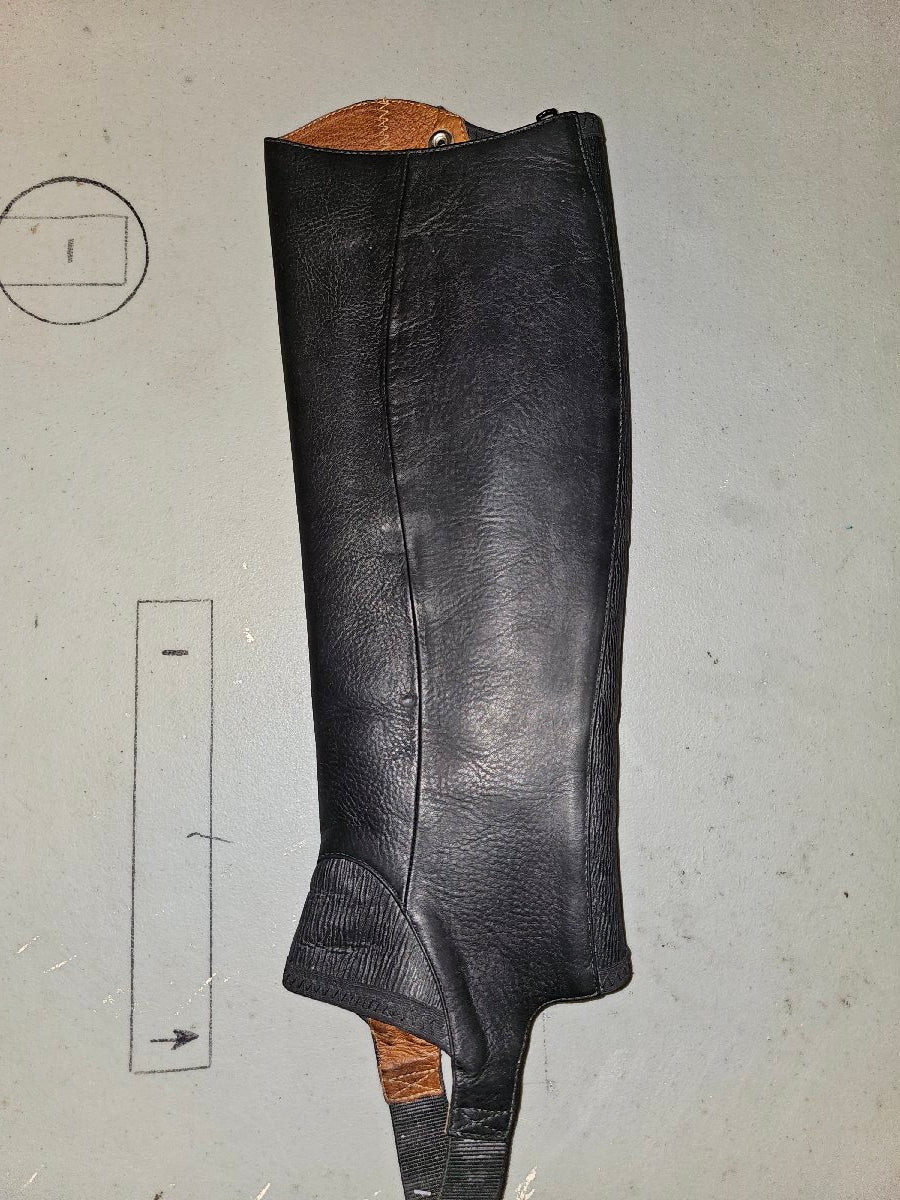 Ariat contour leather half chaps ladies small