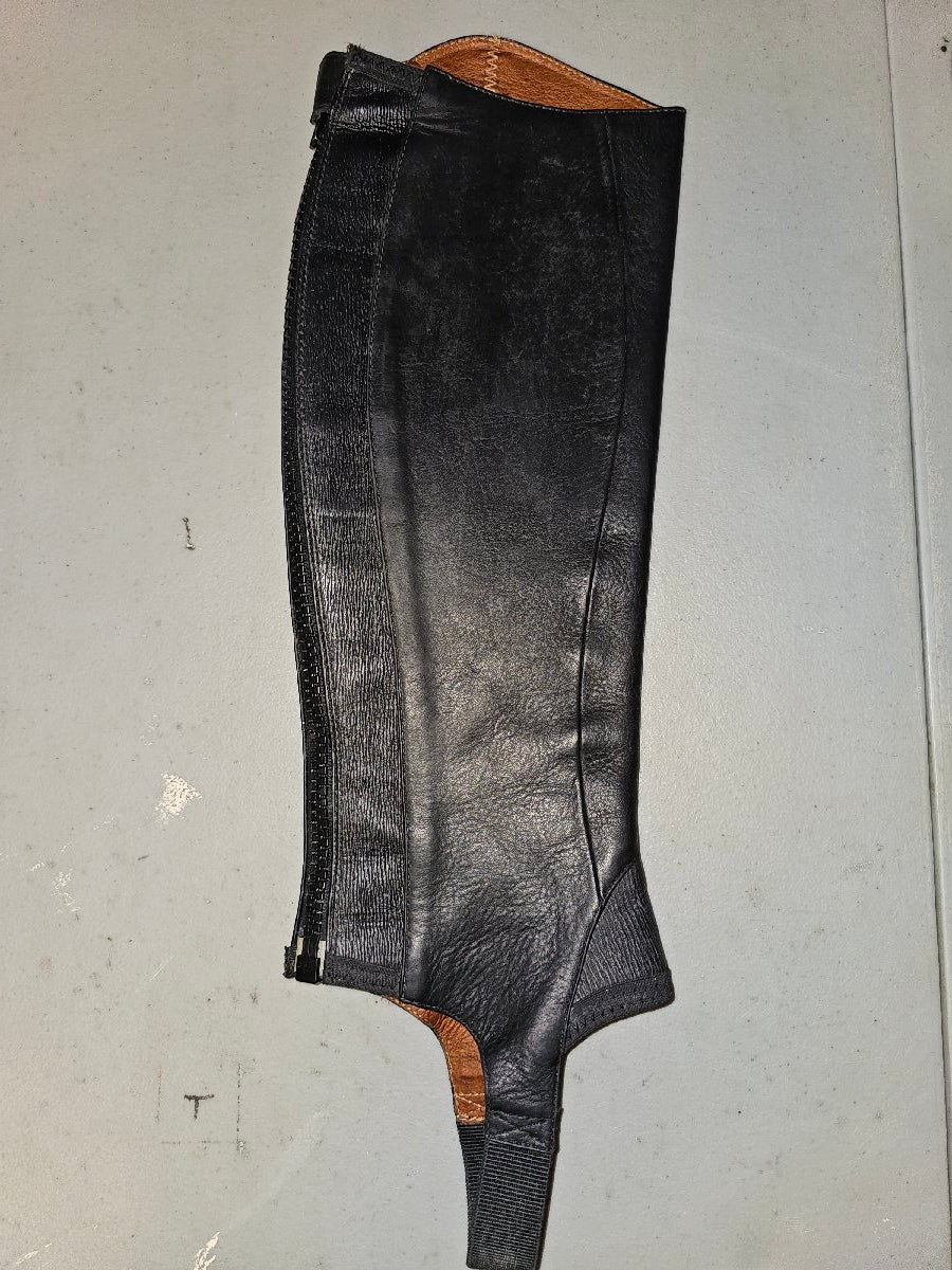 Ariat contour leather half chaps ladies small