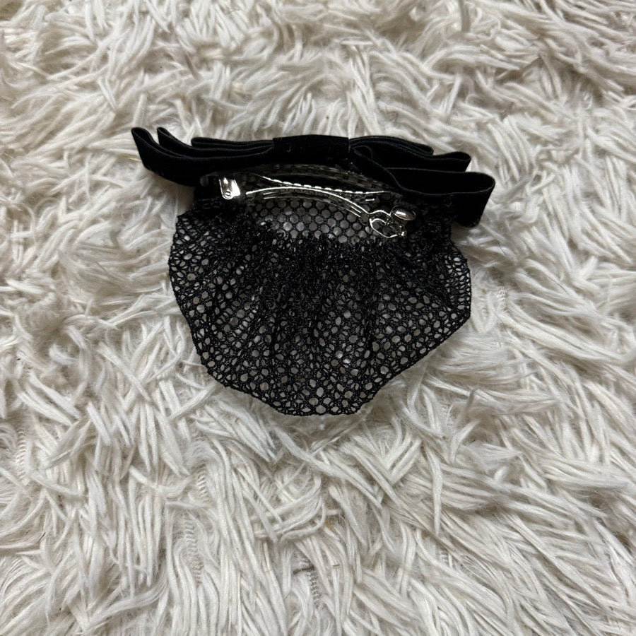 Women’s Black Dressage Horseback Riding Hair Net Bun
