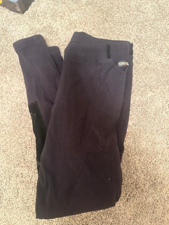 kerrits schooling ribbed size large breeches!