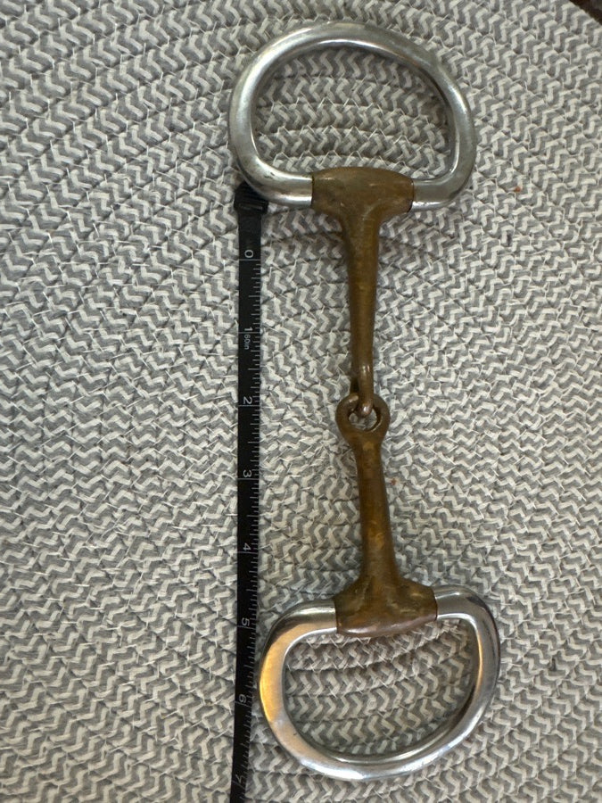 5” copper single joint eggbutt snaffle
