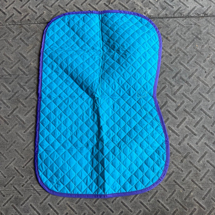 WILKER'S Wilker’s Blue/Purple Horseback Riding English Baby Saddle Pad. Good Condition. (2)