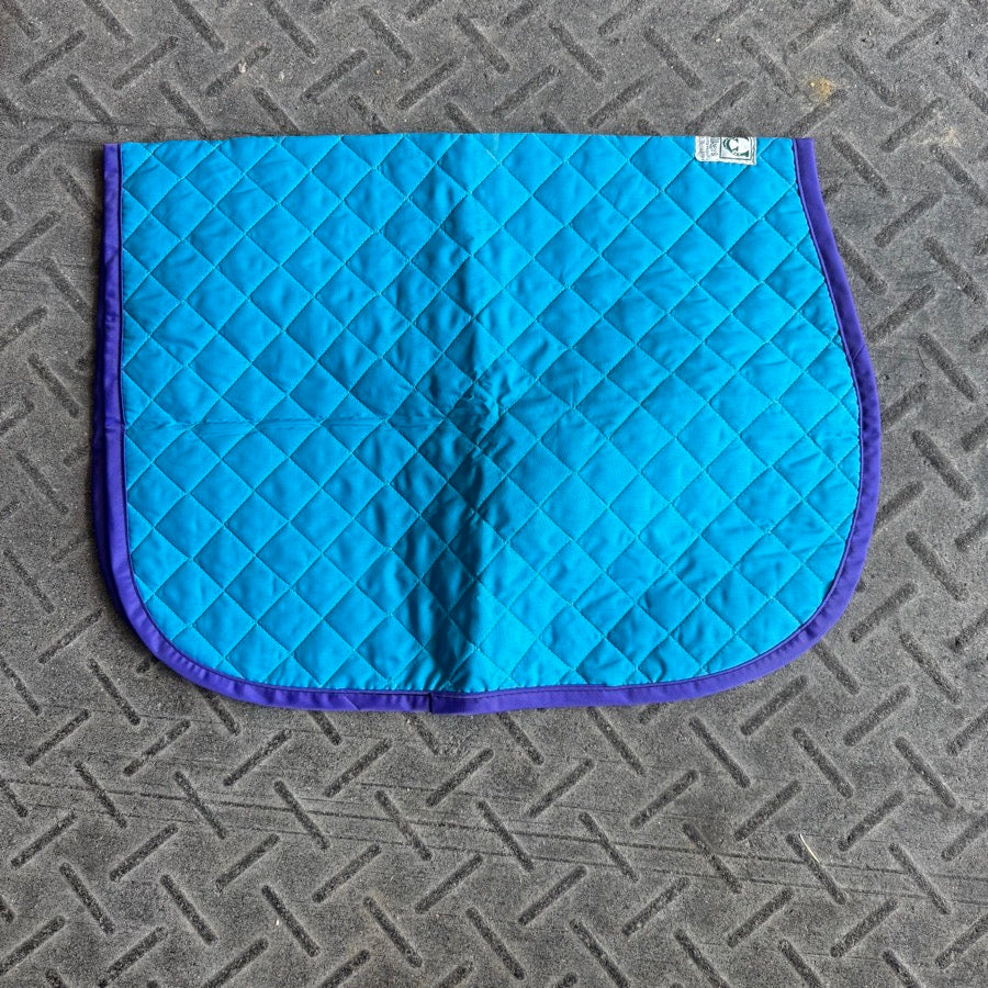 WILKER'S Wilker’s Blue/Purple Horseback Riding English Baby Saddle Pad. Good Condition.