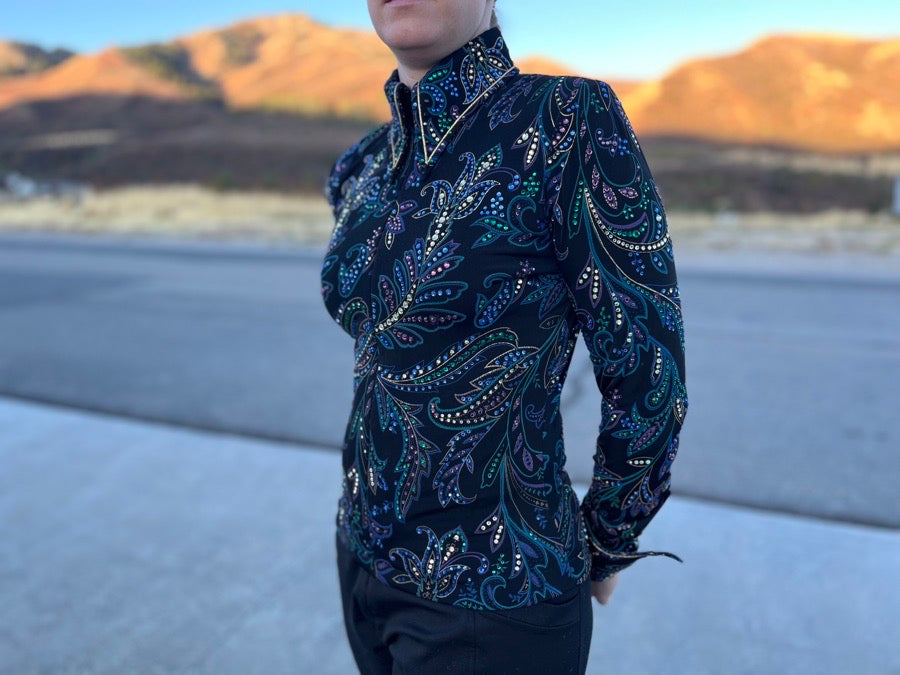 Classy Custom Western Show Jacket, size 4-8
