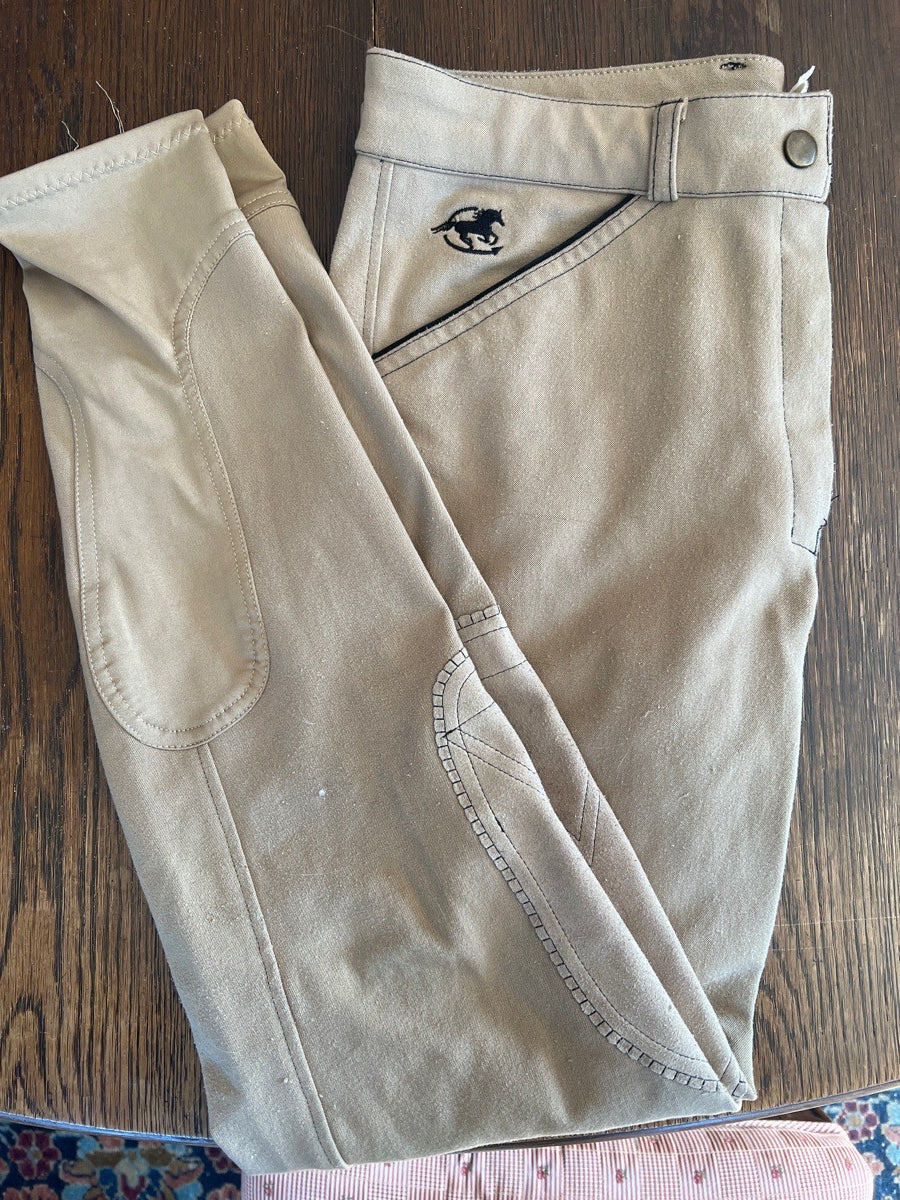 SmartPak low rise knee patch piper breeches