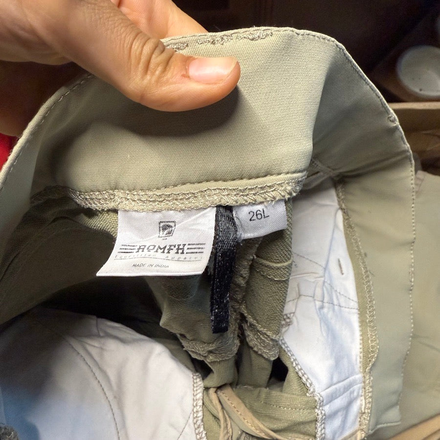 Women’s Size 26L Tan Romfh Knee Patch Horseback Riding Breeches