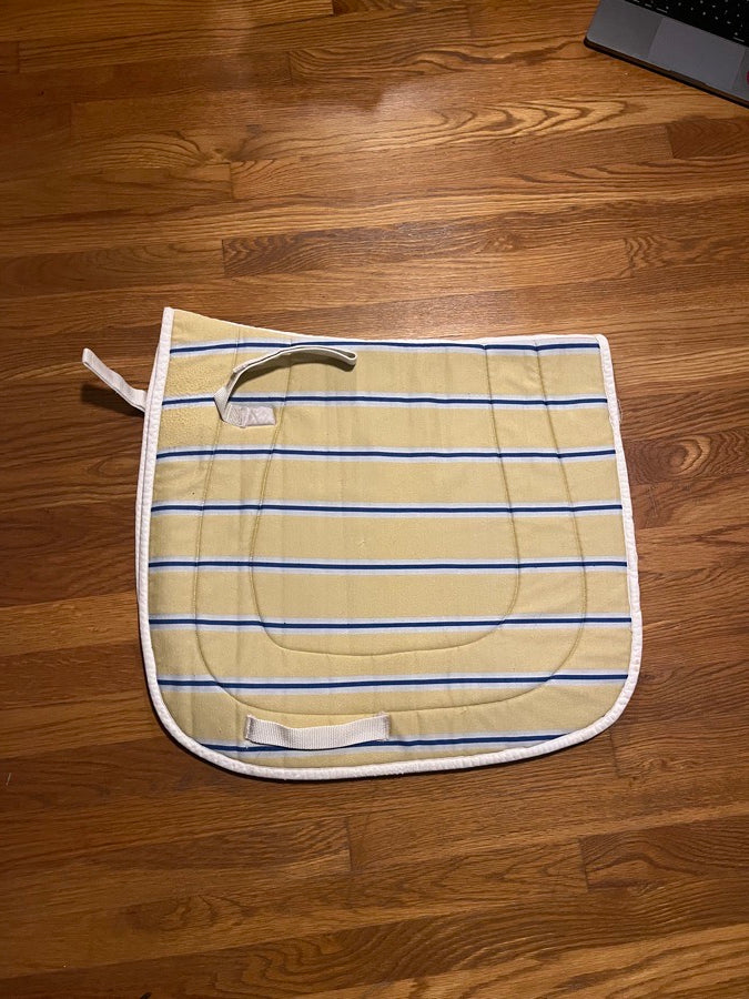 Full Saddle Pad - Yellow