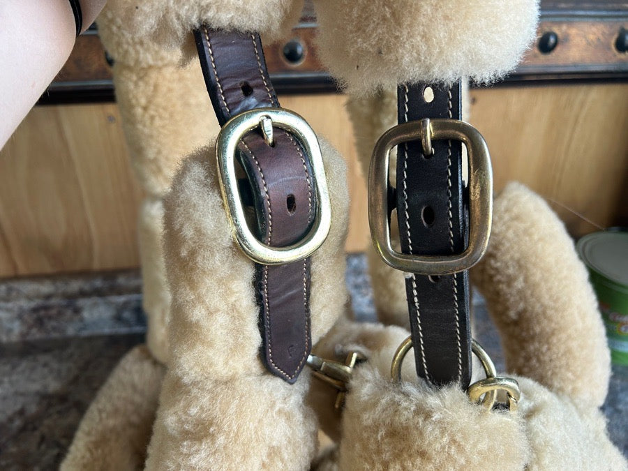 Sheepskin Leather Halter Covers