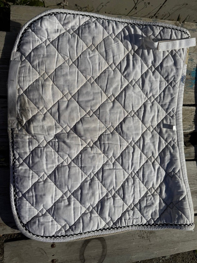 ROMA White Roma  dressage pad