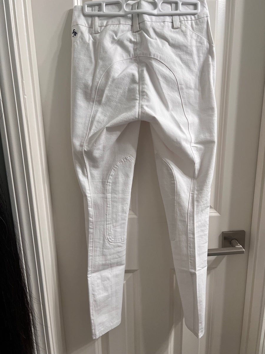 Free x Rein The Hunt White Show Breeches Size 26L