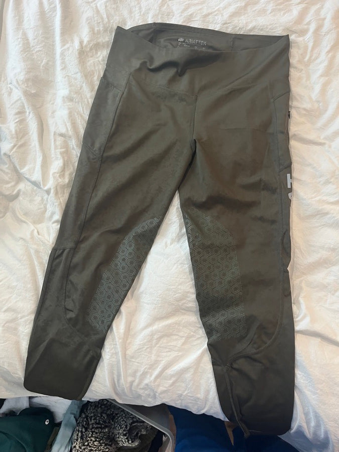 Ariat tek tights green camo large