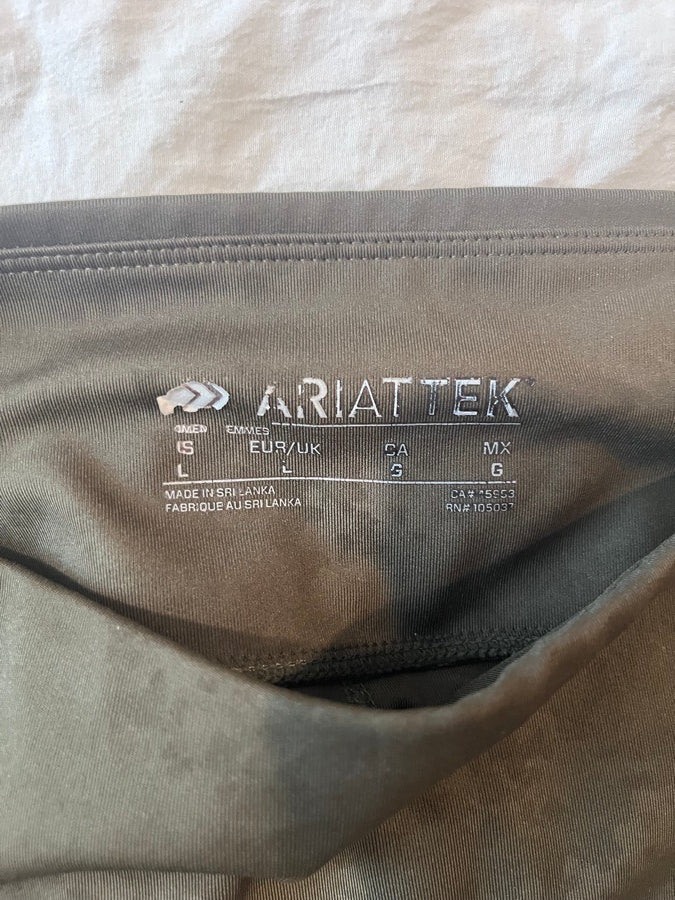 Ariat tek tights green camo large