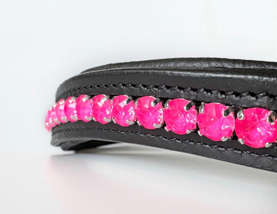 OTHER Hot Pink Crystal Browband (4)