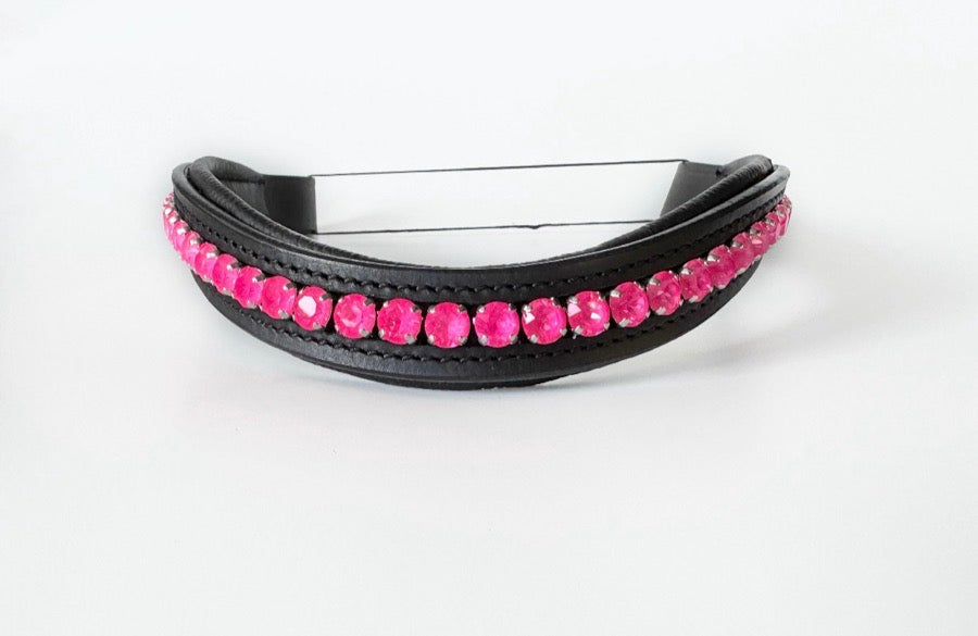 OTHER Hot Pink Crystal Browband (3)