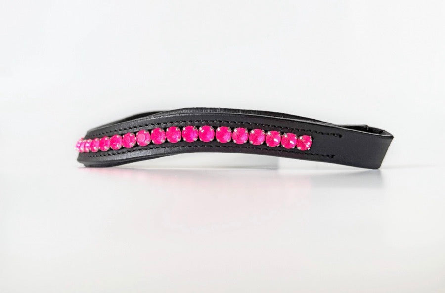 OTHER Hot Pink Crystal Browband (2)