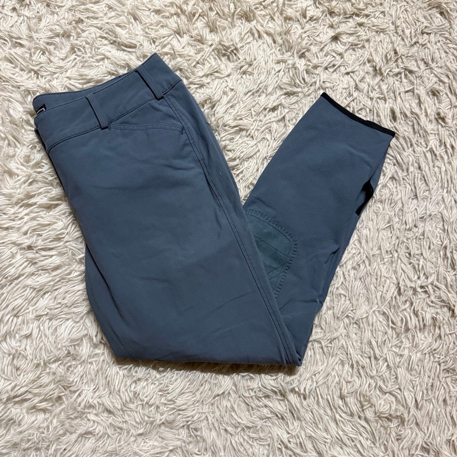 Women’s Size 34 Blue Pikeur Knee Patch Horseback Riding Breeches