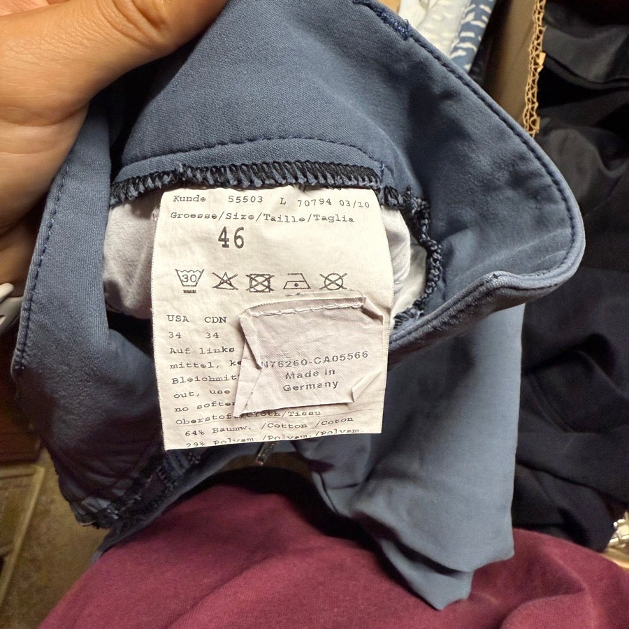 Women’s Size 34 Blue Pikeur Knee Patch Horseback Riding Breeches