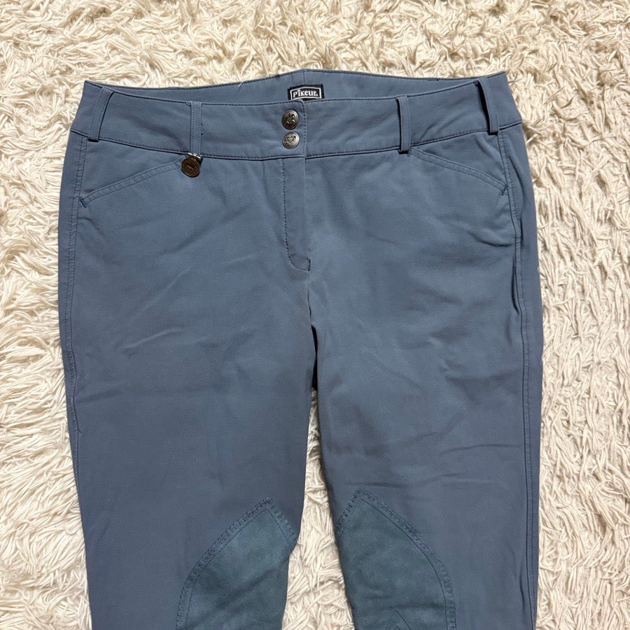 Women’s Size 34 Blue Pikeur Knee Patch Horseback Riding Breeches