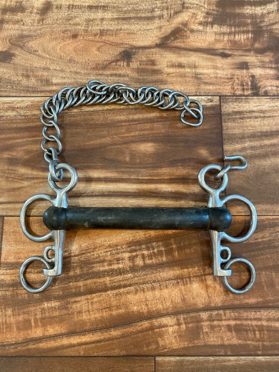 Rubber Mullen Mouth Pelham 5”