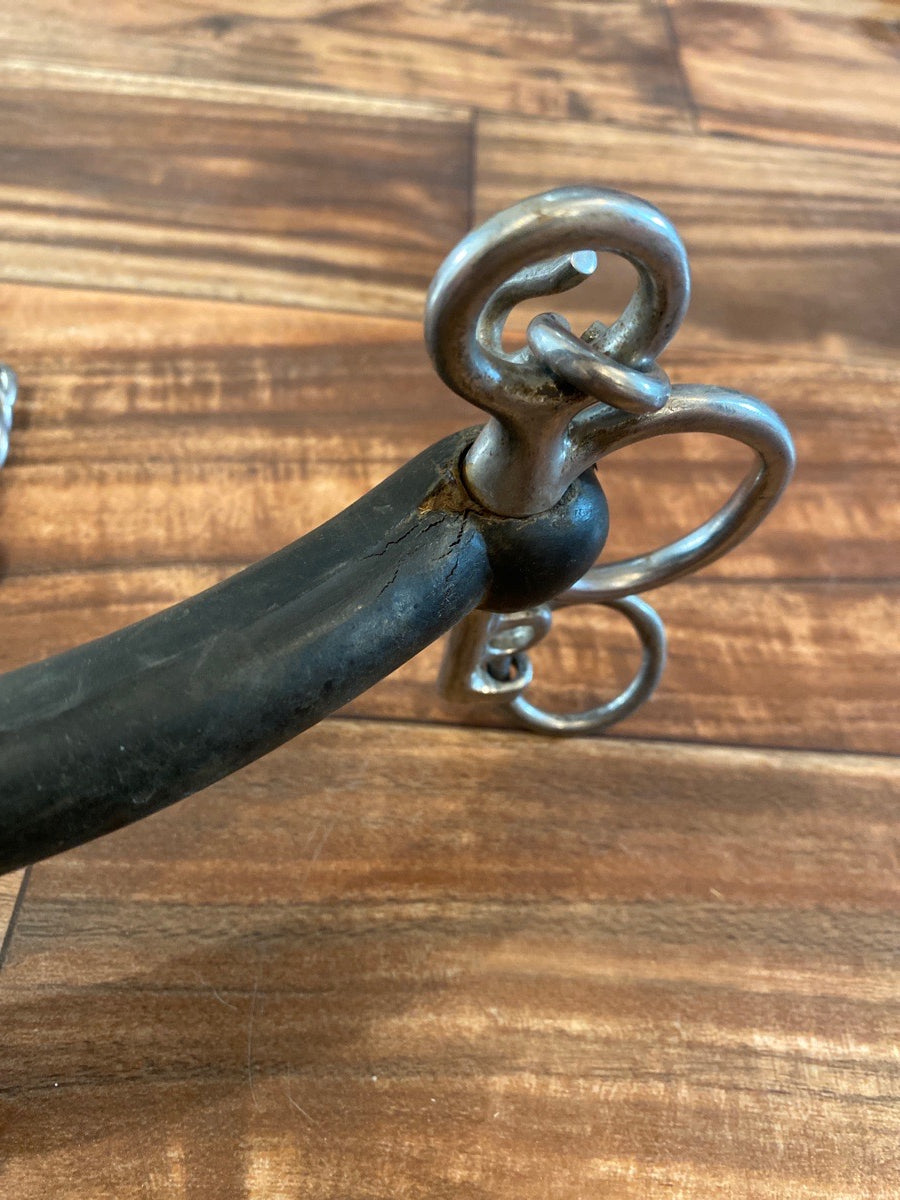 Rubber Mullen Mouth Pelham 5”