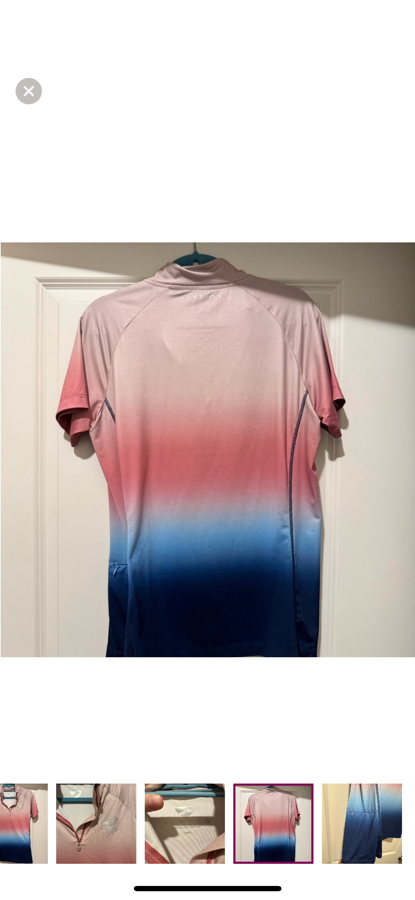 Other Aubrion pink and blue ombré short sleeve top (4)