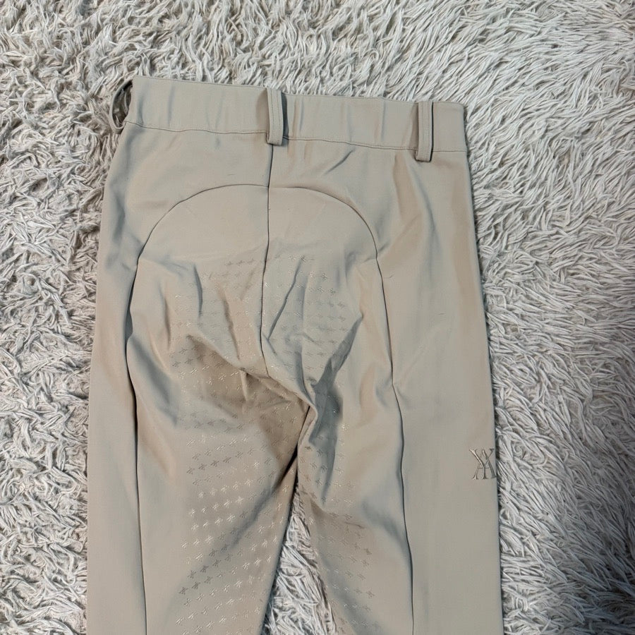 Women’s Large Tan Yagya Full Seat Horseback Riding Breeches. Good Condition.