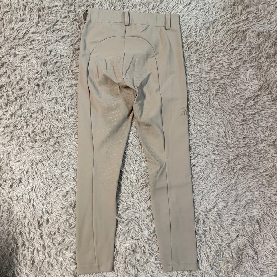 Women’s Large Tan Yagya Full Seat Horseback Riding Breeches. Good Condition.