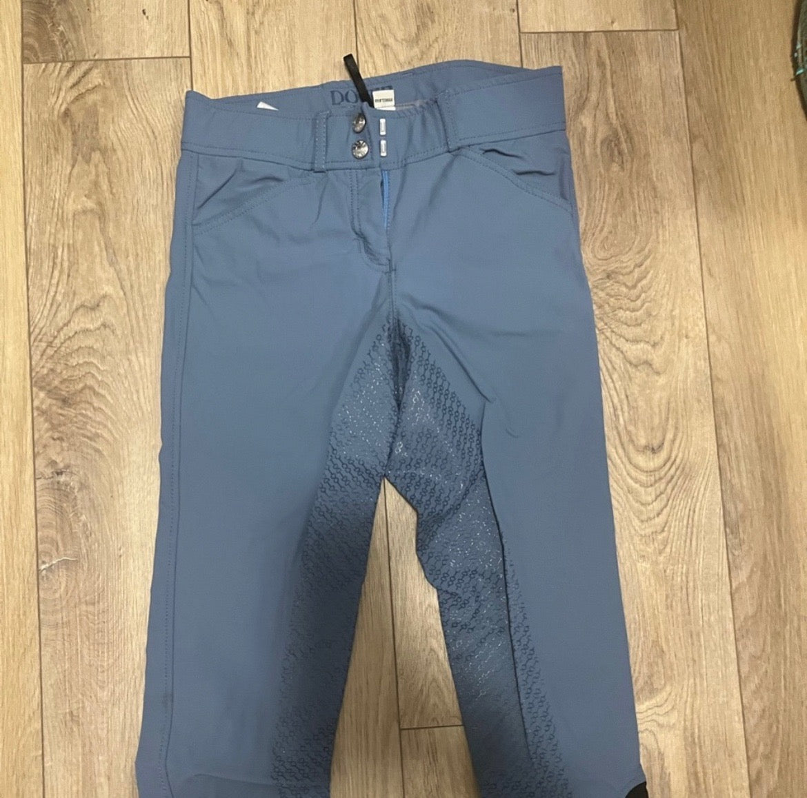 Dover Ladies Wellesley Tech Breeches in Blue Size 24