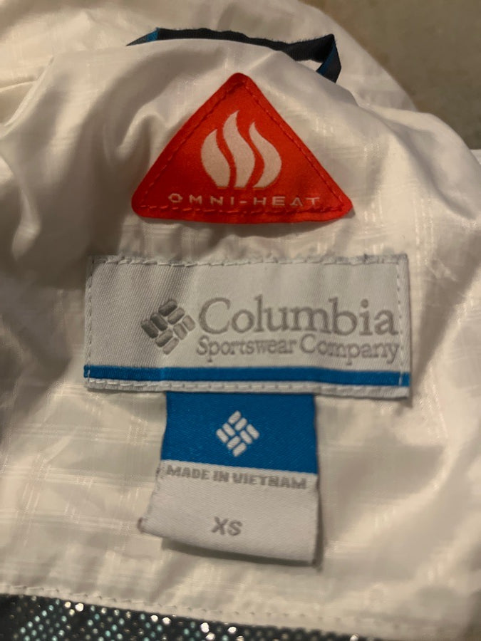 White Columbia winter vest XS