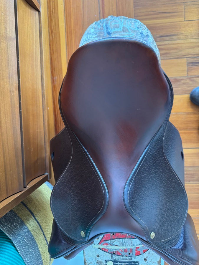 16” Bruno Delgrange Partition Jump Saddle - Like New!