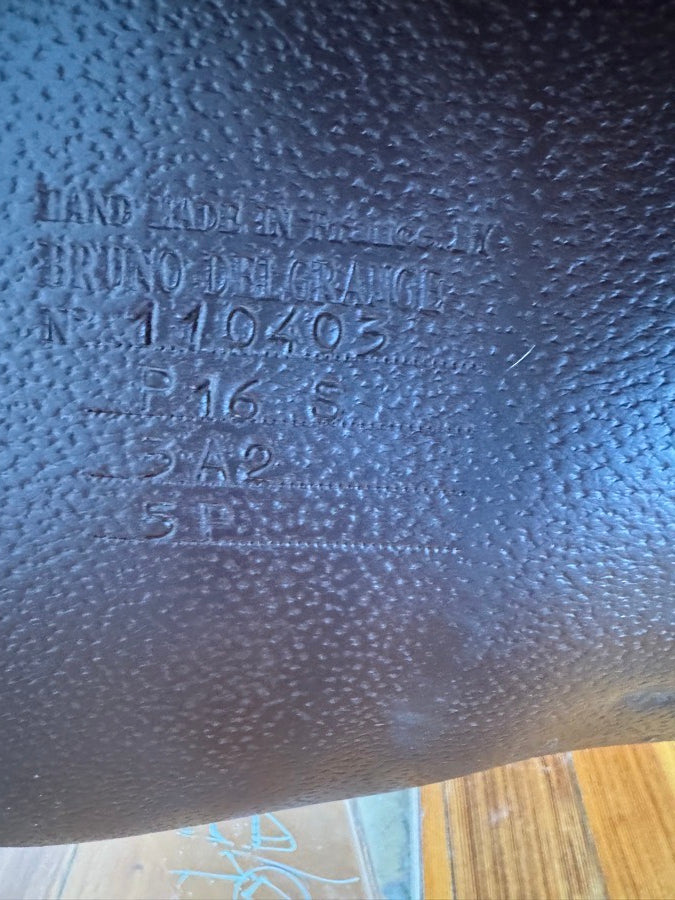 16” Bruno Delgrange Partition Jump Saddle - Like New!