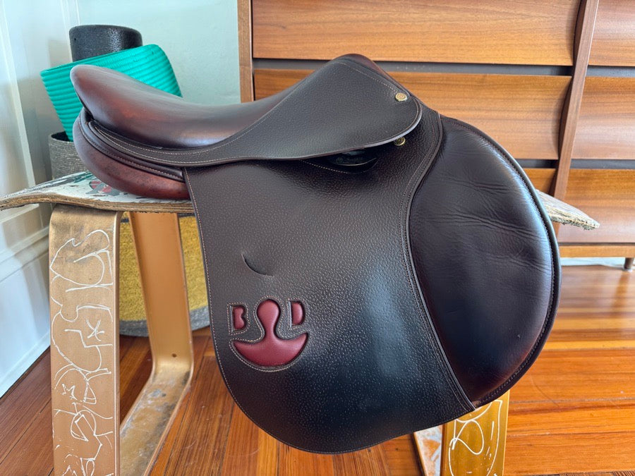 16” Bruno Delgrange Partition Jump Saddle - Like New!