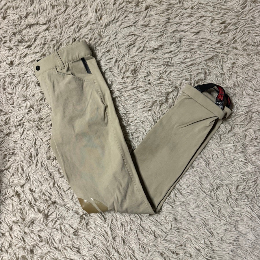 Girl’s Size 14 Tan Struck Knee Patch Horseback Riding Jodphur Breeches. Good Con