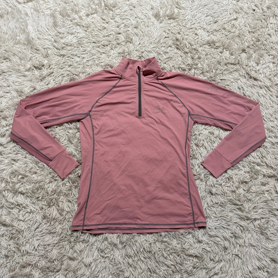 Women’s Large Pink HLH Long Sleeve Horseback Riding Sunshirt. Good Condition.