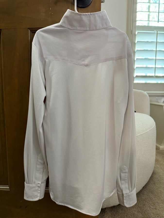Ovation White Show Shirt