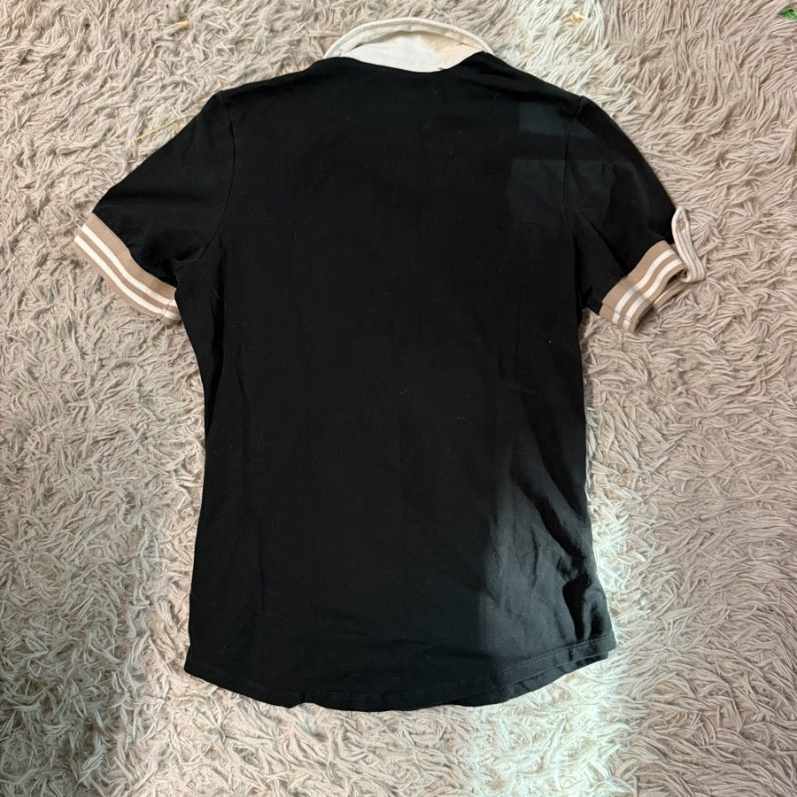 GOODE RIDER Women’s Large Black Goode Rider Short Sleeve Horseback Riding Polo Shirt (4)