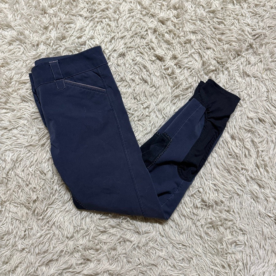 Women’s Navy Smartpak Piper Full Seat Horseback Riding Breeches. Good Condition.