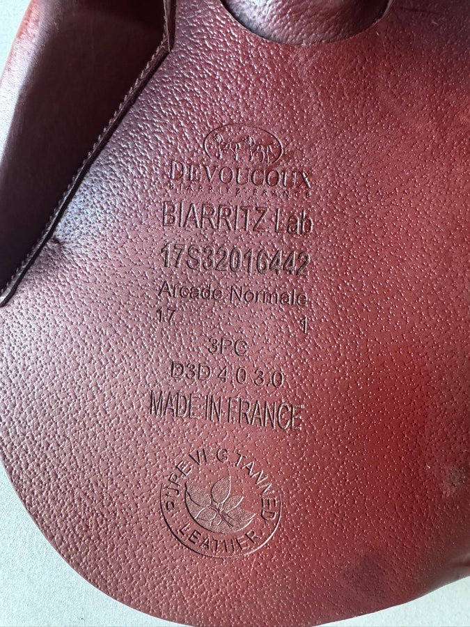 DEVOUCOUX 17” Devoucoux Biarritz Lab Saddle - 2017 - 1 Flaps - Full Buffalo (8)