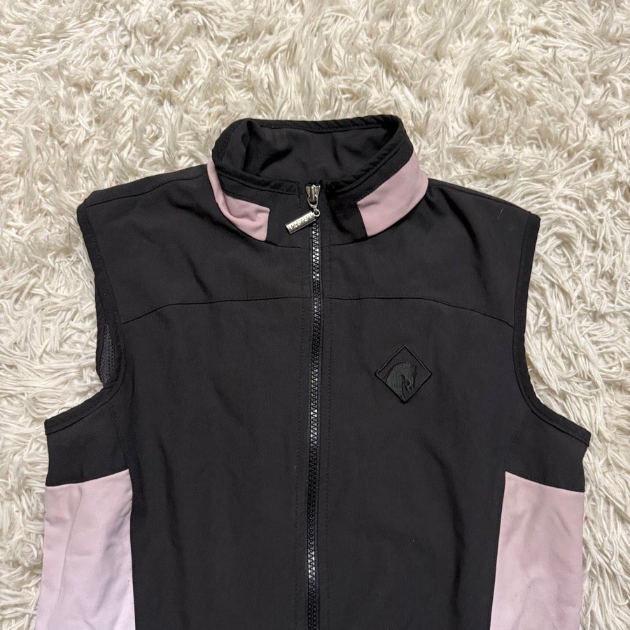 Women’s XS Black/Pink Arista Equestrian Horseback Riding Vest. Good Condition.