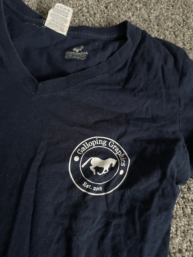 Other Small work hard equestrian tee shirt (2)