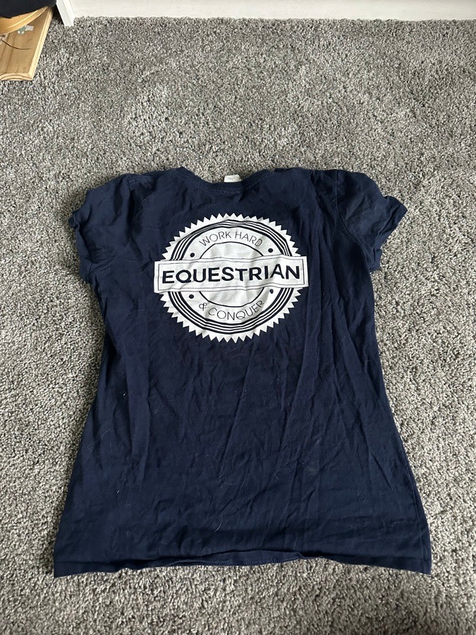 Other Small work hard equestrian tee shirt (4)