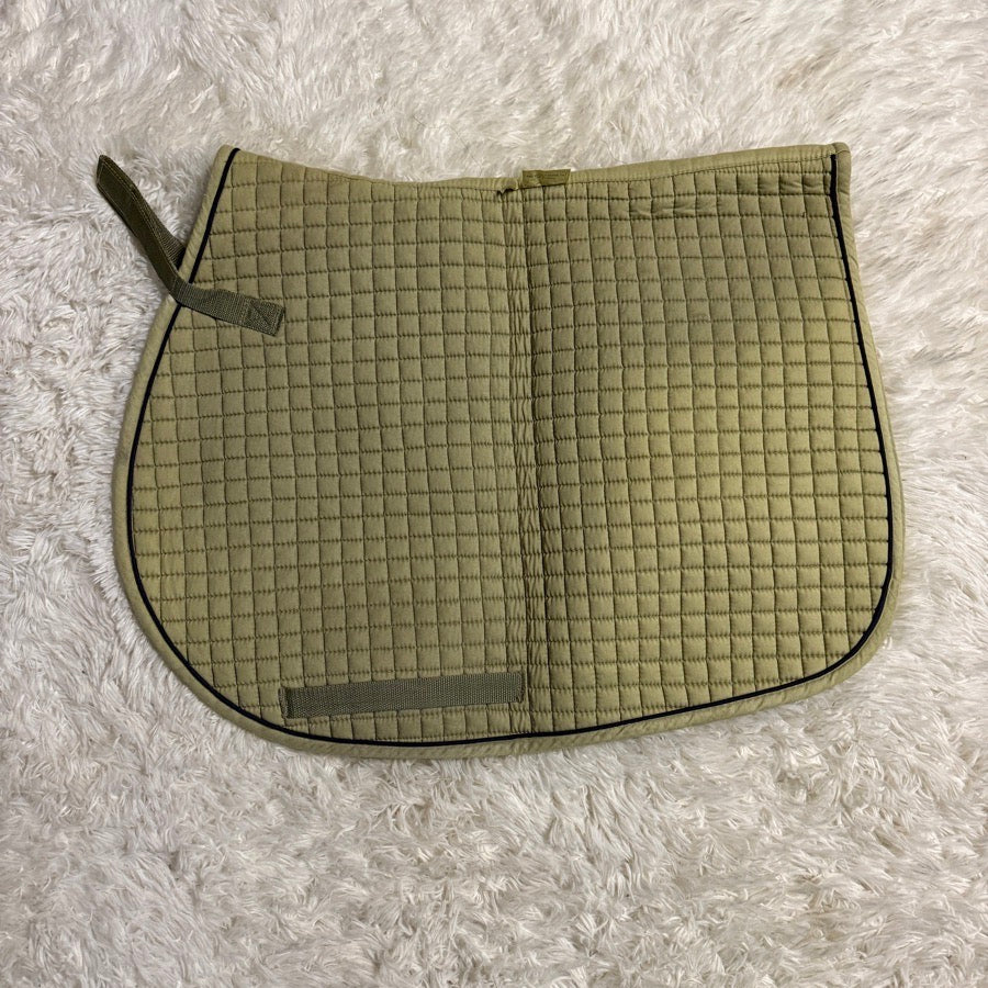 OTHER Green PRI Quilted English Horseback Riding Saddle Pad