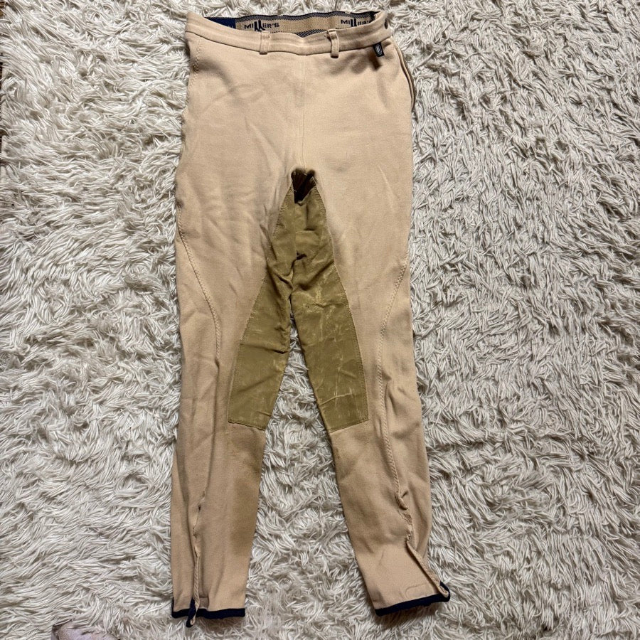 Women’s Size 26L Tan Miller’s Full Seat Horseback Riding Breeches
