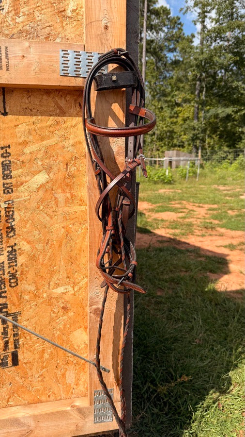 BATES Hunter Bridal with Reins.
