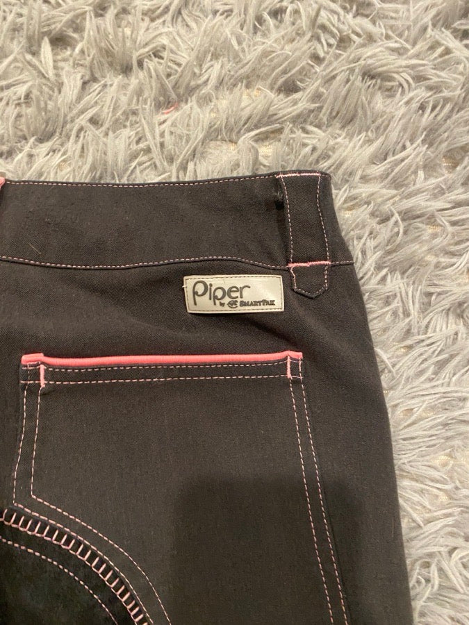 black with hot pink lining smartpack piper breeches