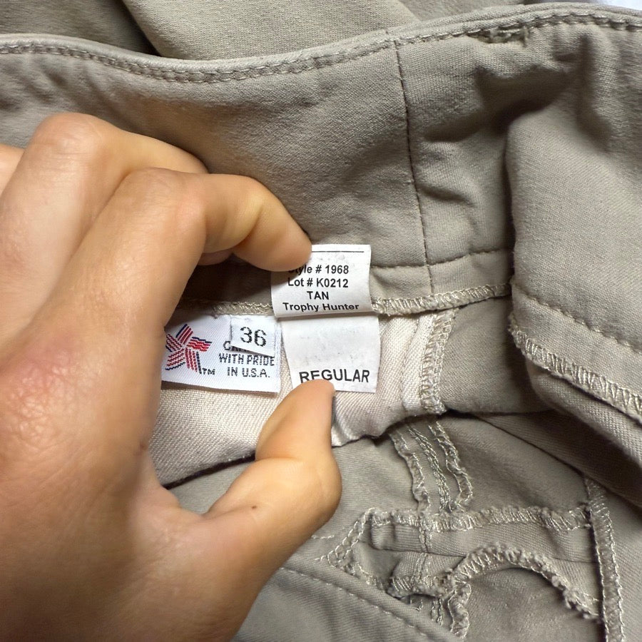 Women’s Size 36 Tan Tailored Sportsman Knee Patch Horseback Riding Breeches