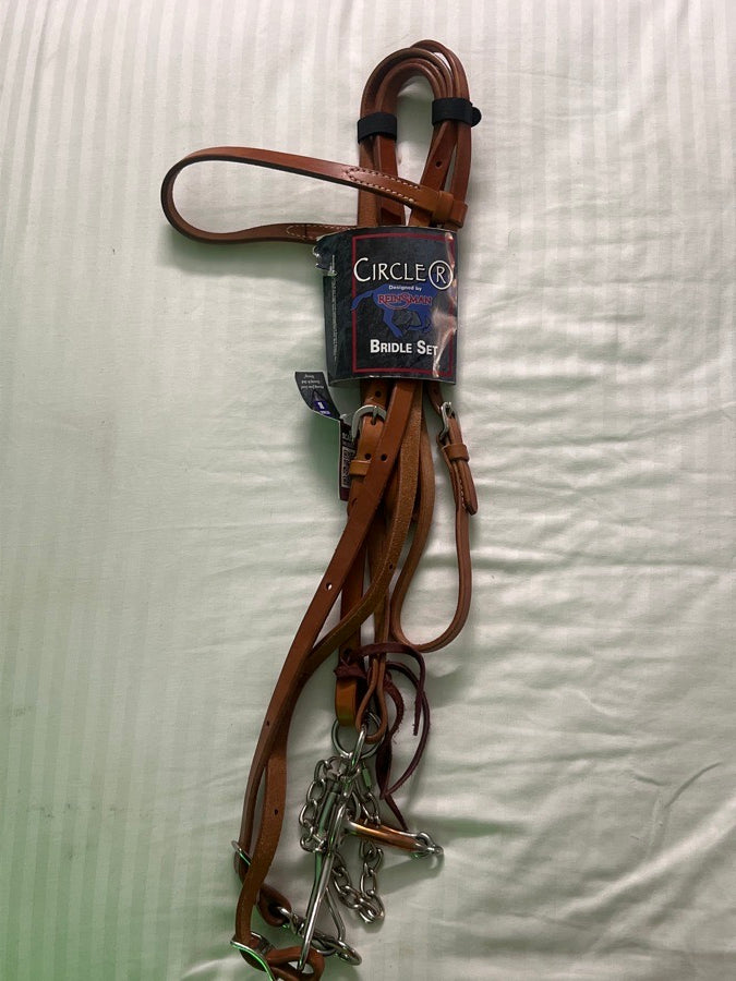 REINSMAN Reinsman Circle R Leather Bridle Set (2)