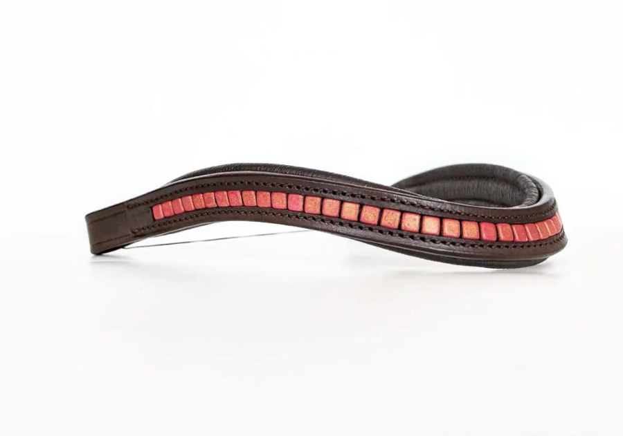 Other Pink/Peach Beaded Browband