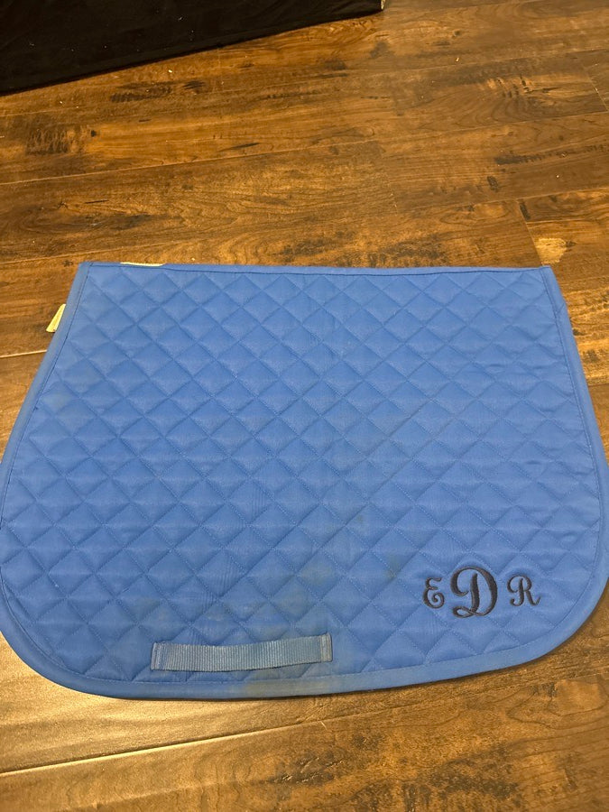 DOVER SADDLERY Blue Dover Saddlery Saddle pad