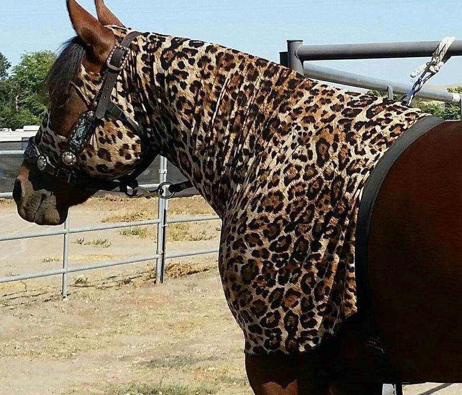 Solid Navy Horse Hood Sleazy
